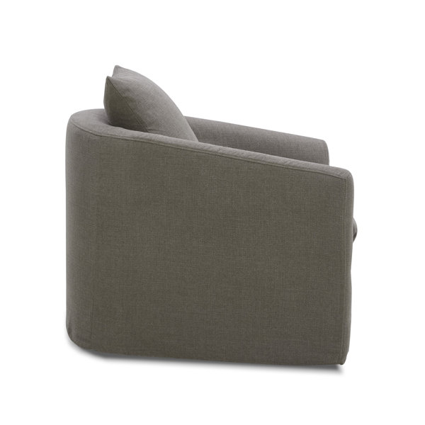 Menta Upholstered Swivel Barrel Chair & Reviews Birch Lane